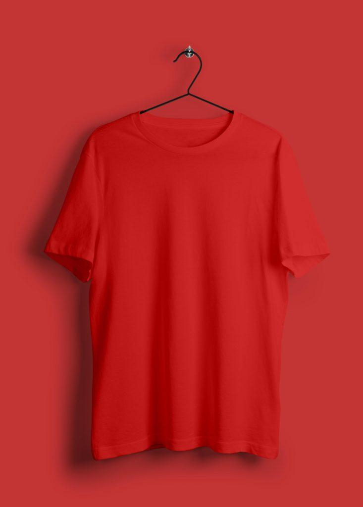 Plain Red T Shirt CrazyMonk