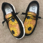 PREORDER Sunflower Boat Shoes Etsy In 2021 Western Shoes Dude