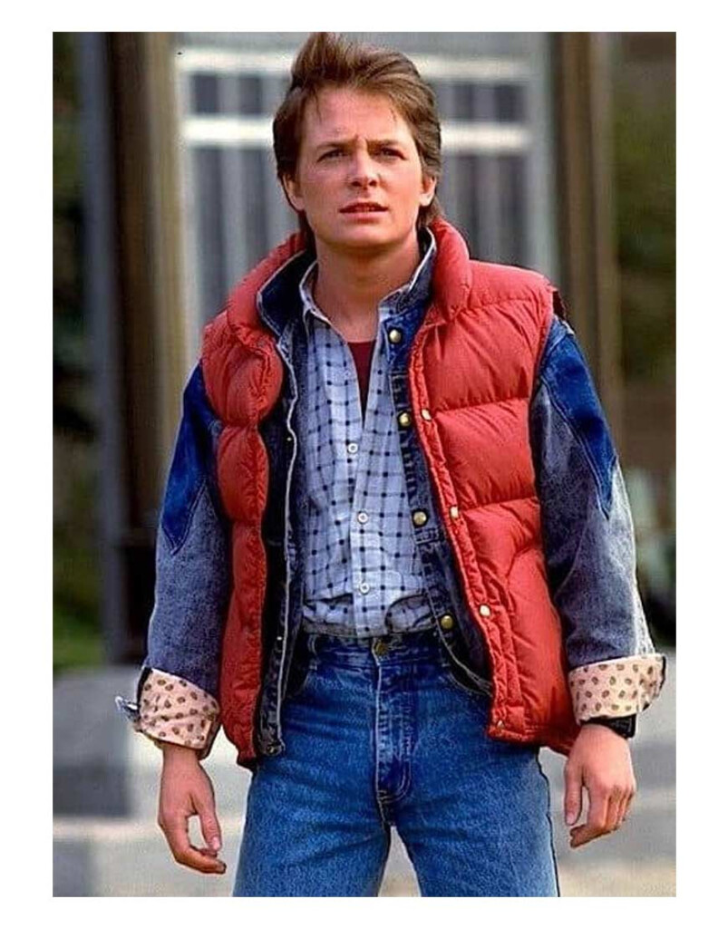 Puffer Back To The Future Marty Mcfly Vest UJackets