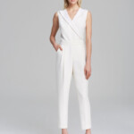 Rachel Zoe Jumpsuit Rayder Peak Lapel In White Lyst