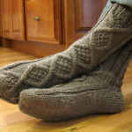 Ravelry Handsome Men s Slipper Socks Pattern By Kelly Patla