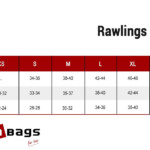 Rawlings Size Chart ApparelnBags