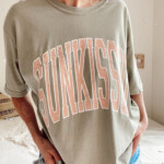 retro Sunkissed Design On Back Tee XL In 2021 Cute Summer Shirts