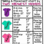 Shirt Placment Kids Shirts Design Size Chart For Kids Cricut Iron