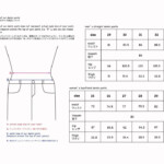 Size Chart Denim Pants For Men s Women s YouTube