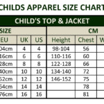 Size Charts Dublin Clothing New Zealand