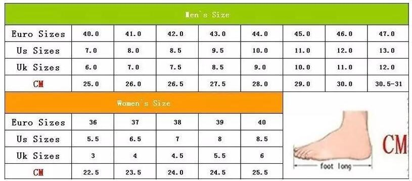 Size Guide FreshZapas