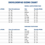 Sizing Charts American Football Equipment Baseball Softball