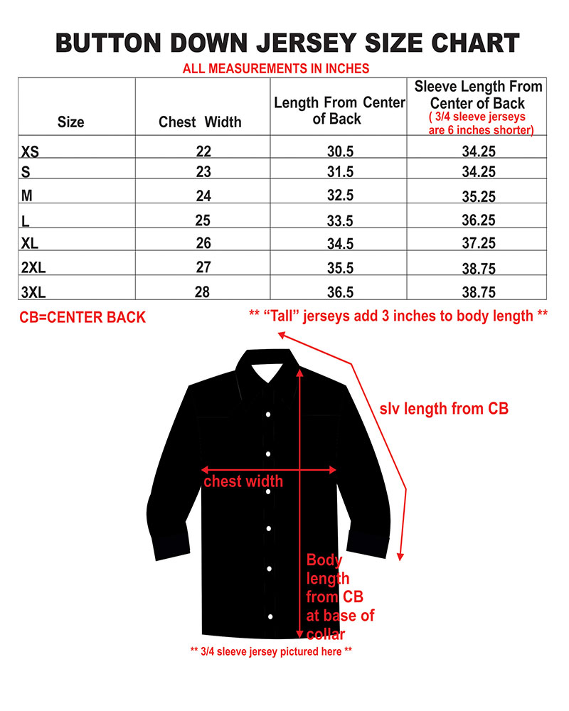 Sizing Charts Live Full Bore