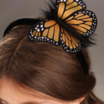 Springy Monarch Butterfly Headband