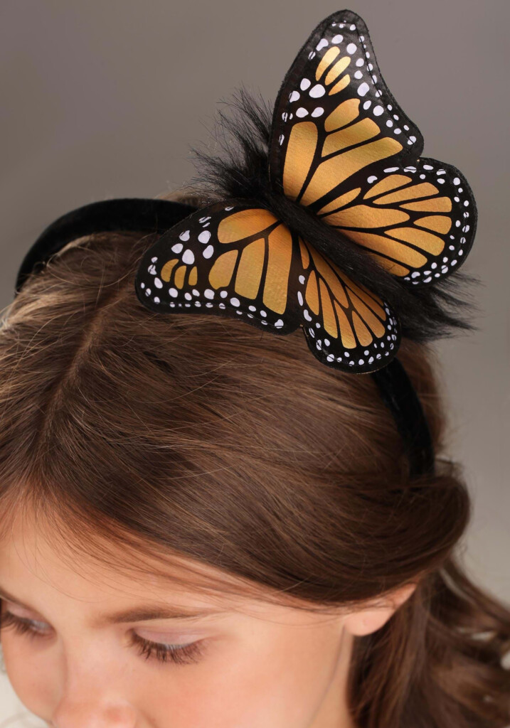 Springy Monarch Butterfly Headband