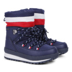 Tommy Hilfiger Tricolor Lace Up Snow Boots BAMBINIFASHION COM