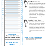 Top Printable Kids Shoe Size Chart Harper Blog