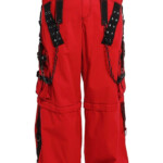 Tripp Red Stud And Chain Pants In 2020 Red Studs Tripp Nyc Pants