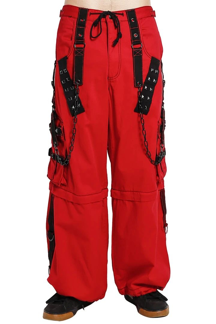 Tripp Red Stud And Chain Pants In 2020 Red Studs Tripp Nyc Pants - Size ...