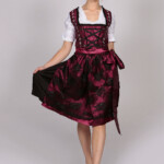 Vintage Traditional Dirndl Dress Maroon Lederhosen Store