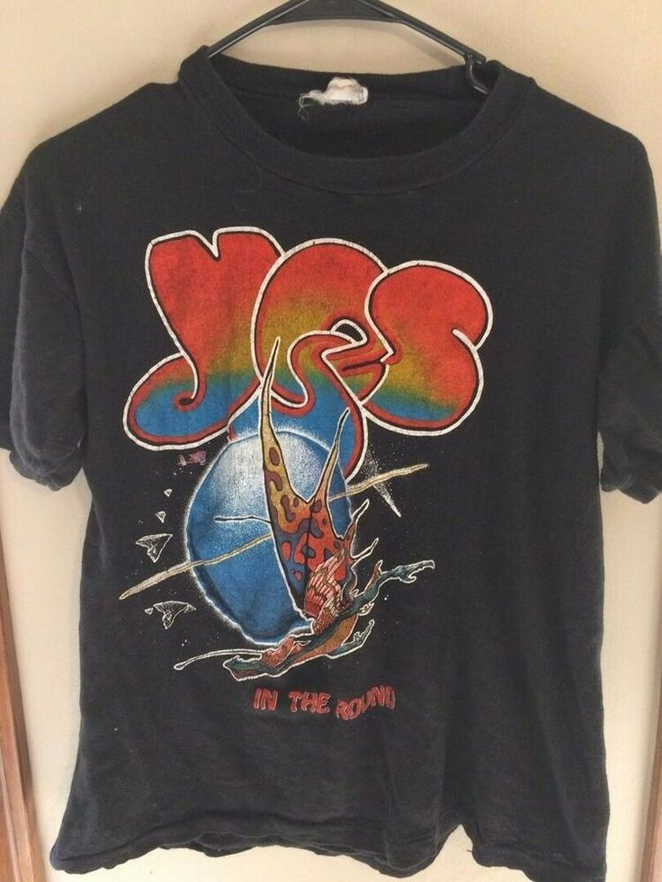 Vintage Yes Band Tour T Shirt Size S M L XL 234XL NN318 fashion 