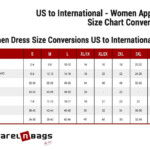 Women Dress Size Conversions US To International Women Clothes For