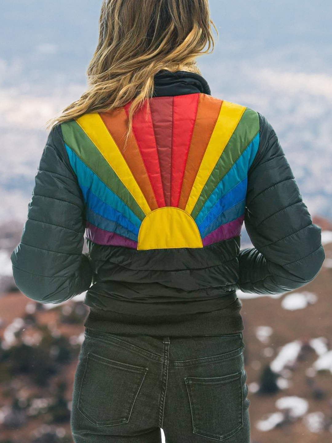 Women s Rainbow Sunburst Sun Jacket