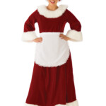 Womens Curvy Premium Traditional Mrs Claus Costume SpicyLegs